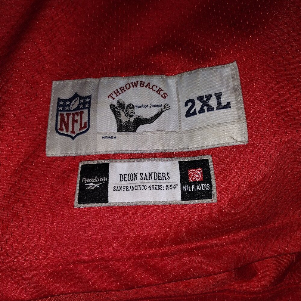 Deon Sanders Throwback Jersey 49ers